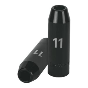 12423 - Dado largo cuadro 1/2" de impacto 6 puntas de 11 mm, Truper