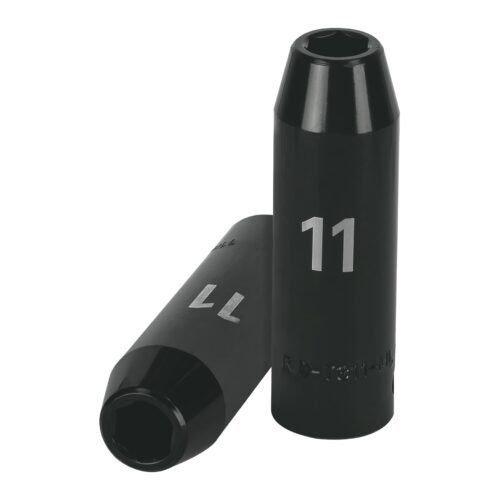 12423 - Dado largo cuadro 1/2" de impacto 6 puntas de 11 mm, Truper