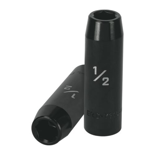 13388 - Dado largo impacto de 1/2", 6 puntas, cuadro 1/2", Truper