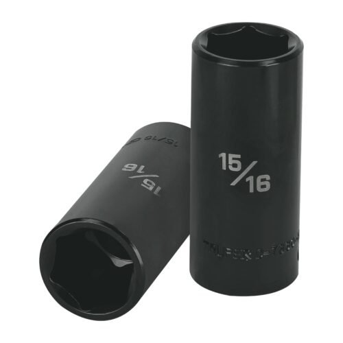 13395 - Dado largo impacto de 15/16", 6 puntas, cuadro 1/2", Truper