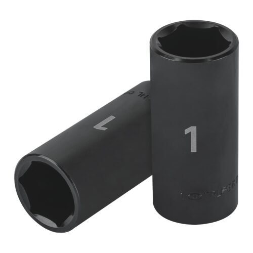 13396 - Dado largo impacto de 1", 6 puntas, cuadro 1/2", Truper