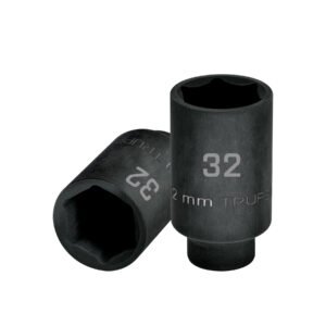 103192 - Dado largo impacto de 32 mm, 6 puntas, cuadro 1/2", Truper