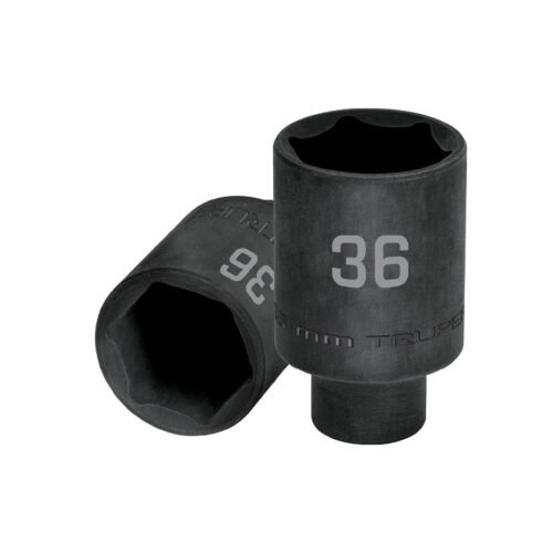 103194 - Dado largo impacto de 36 mm, 6 puntas, cuadro 1/2", Truper