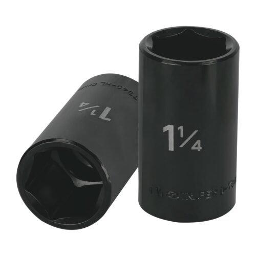 13402 - Dado largo impacto de 1-1/4", 6 puntas, cuadro 1/2", Truper