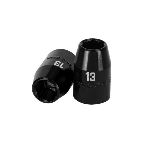 12413 - Dado cuadro 1/2" de impacto 6 puntas de 13 mm, Truper
