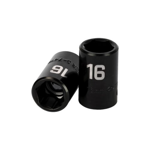 12416 - Dado cuadro 1/2" de impacto 6 puntas de 16 mm, Truper