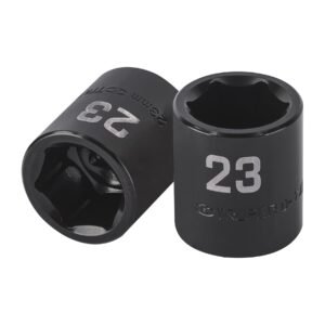 100896 - Dado de impacto de 23 mm, 6 puntas, cuadro 1/2", Truper