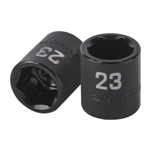 100896 - Dado de impacto de 23 mm, 6 puntas, cuadro 1/2", Truper