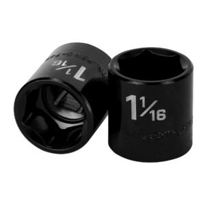13397 - Dado de impacto de 1-1/16", 6 puntas, cuadro 1/2", Truper