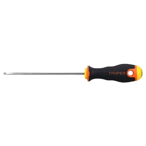 18549 - Desarmador cabinet 1/8" x 4-1/2" mango Comfort Grip, Truper