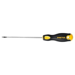 21486 - Desarmador cabinet 1/8 x 4" mango Comfort Grip, Pretul