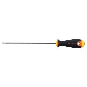 14025 - Desarmador cabinet 1/8" x 6" mango Comfort Grip, Truper