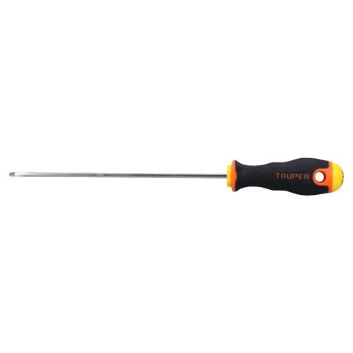 14025 - Desarmador cabinet 1/8" x 6" mango Comfort Grip, Truper