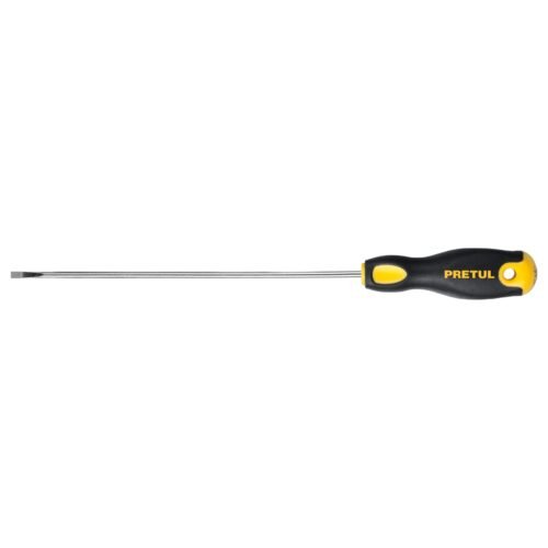 21487 - Desarmador cabinet 1/8 x 6" mango Comfort Grip, Pretul