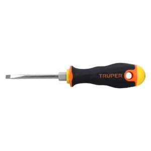 100840 - Desarmador cabinet 3/16 x 3" mango Comfort Grip, Truper