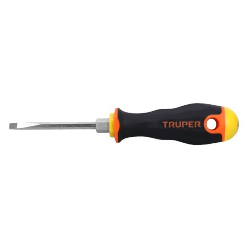 100840 - Desarmador cabinet 3/16 x 3" mango Comfort Grip, Truper