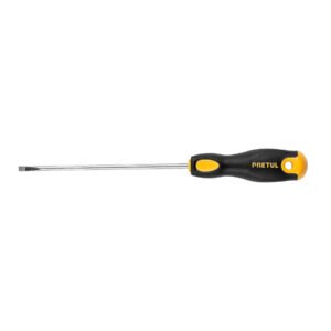 21490 - Desarmador cabinet 3/16 x 6" mango Comfort Grip, Pretul
