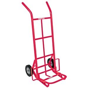 44475 - Diablo de carga de 100 kg, ruedas sólidas, balero sencillo