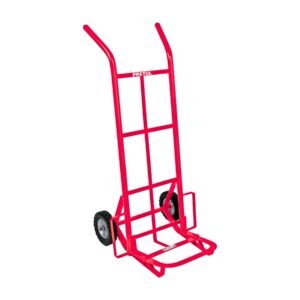 44476 - Diablo de carga de 200 kg, ruedas sólidas, balero sencillo