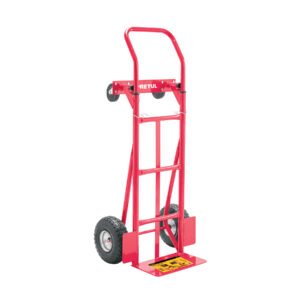42710 - Diablo de carga de 385 kg, de plataforma, ruedas neumáticas