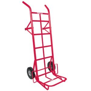 44479 - Diablo de carga de 450 kg, ruedas sólidas, doble balero