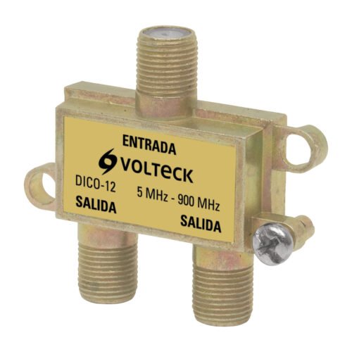 48475 - Divisor coaxial de 1 entrada y 2 salidas, Volteck