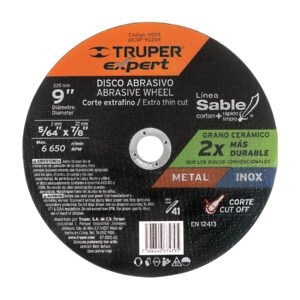 11999 - Disco Tipo 41 de 9" x 2 mm corte fino de metal, Expert