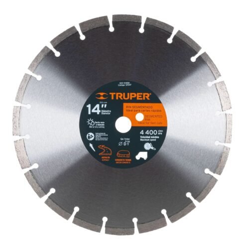 12547 - Disco de diamante de 14" x 2.8 mm, corte asfalto y concreto