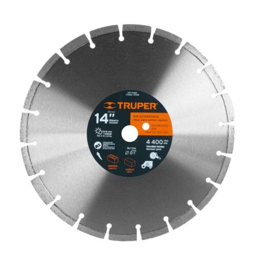 12548 - Disco de diamante de 14" x 2.8 mm, corte ladrillo y concreto