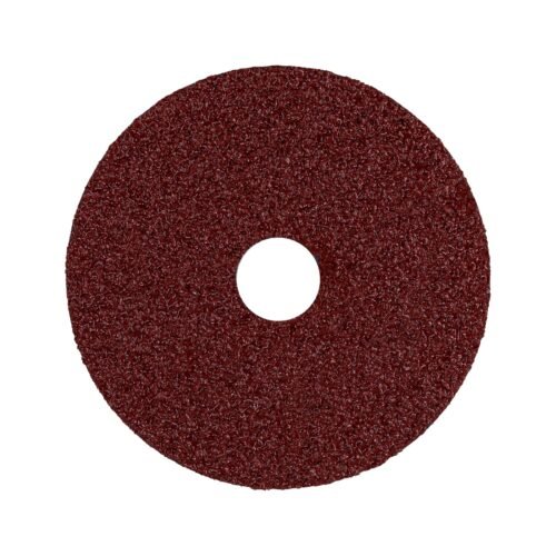 100124 - Disco de lija 4-1/2" con respaldo de fibra, grano 24, TRUPER