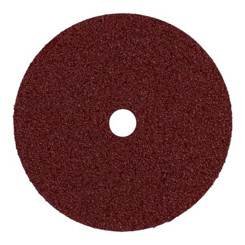 100129 - Disco de lija de 7" con respaldo de fibra, grano 24, TRUPER