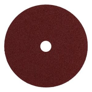 100161 - Disco de lija de 7" con respaldo de fibra, grano 50, TRUPER