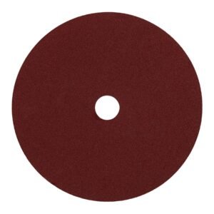 100162 - Disco de lija de 7" con respaldo de fibra, grano 80, TRUPER