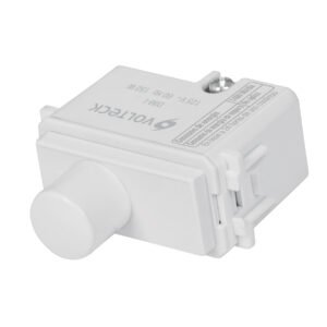 48138 - Dimmer giratorio, línea Italiana, color blanco, Volteck
