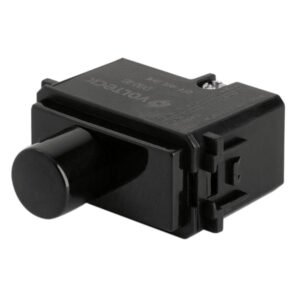 47612 - Dimmer giratorio, línea Italiana, color negro, Volteck