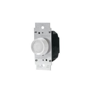 47723 - Atenuador de luz giratorio, Standard, blanco, Volteck