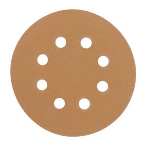 Paquete c/5 discos de lija 5" grano 150, 8 perforaciones