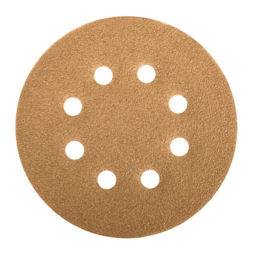17983 - Paquete c/5 discos de lija 5" grano 320, 8 perforaciones