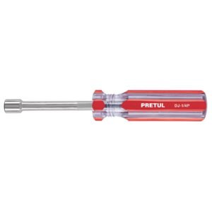 29989 - Desarmador de caja 1/4" mango de PVC, Pretul