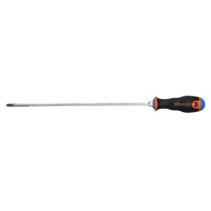 100838 - Desarmador de cruz 1/4" x 12" mango Comfort Grip, Truper