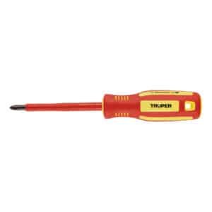 102241 - Desarmador dieléctrico de cruz 1/4" x 4", Truper