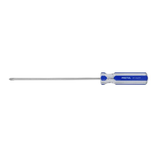21475 - Desarmador de cruz 1/4 x 8" mango de PVC, Pretul