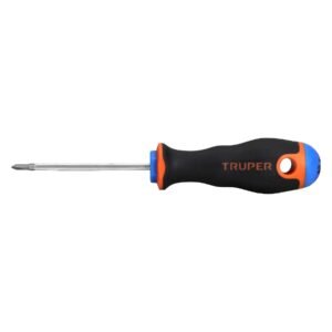 18547 - Desarmador de cruz 1/8" x 2-1/2" mango Comfort Grip, Truper