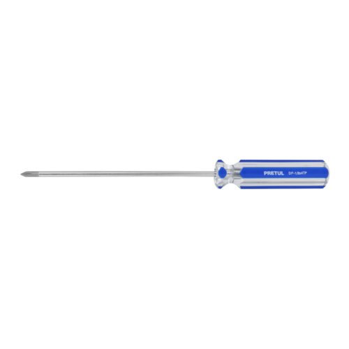 28076 - Desarmador de cruz 1/8" x 4" mango de PVC, Pretul