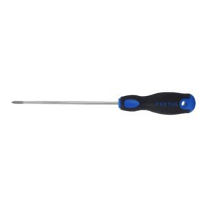 28083 - Desarmador de cruz 1/8" x 6" mango Comfort Grip, Pretul