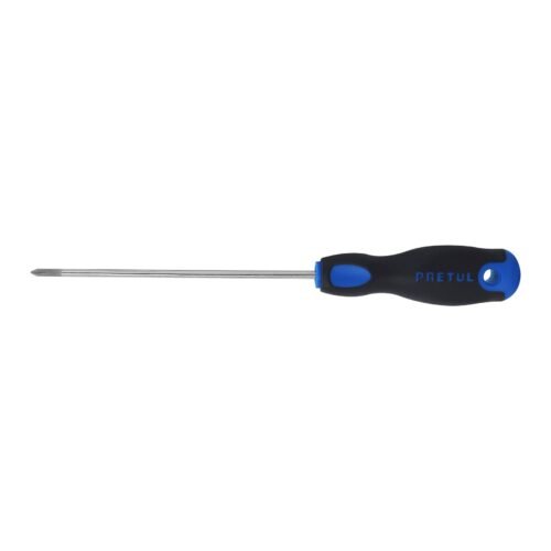 28083 - Desarmador de cruz 1/8" x 6" mango Comfort Grip, Pretul