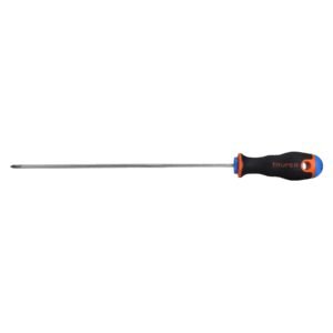 100835 - Desarmador de cruz 1/8" x 8" mango Comfort Grip, Truper