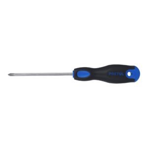 21495 - Desarmador de cruz 3/16" x 4" mango Comfort Grip, Pretul