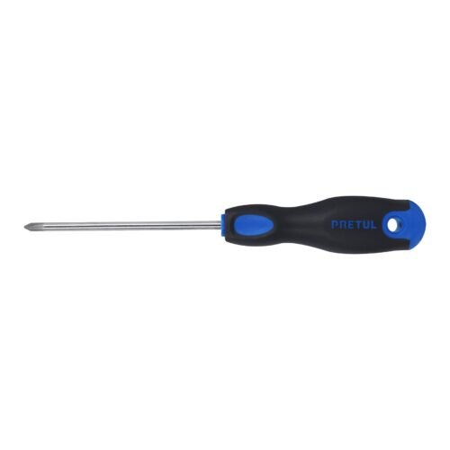 DP-3-16X4BP.jpg 21495 - Desarmador de cruz 3/16" x 4" mango Comfort Grip, Pretul