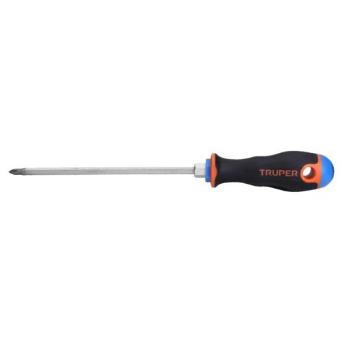 DP-3-16X6B.jpg 14067 - Desarmador de cruz 3/16" x 6" mango Comfort Grip, Truper
